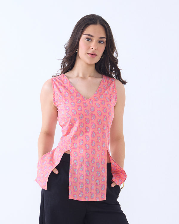 Pink Avni Corset Kurti