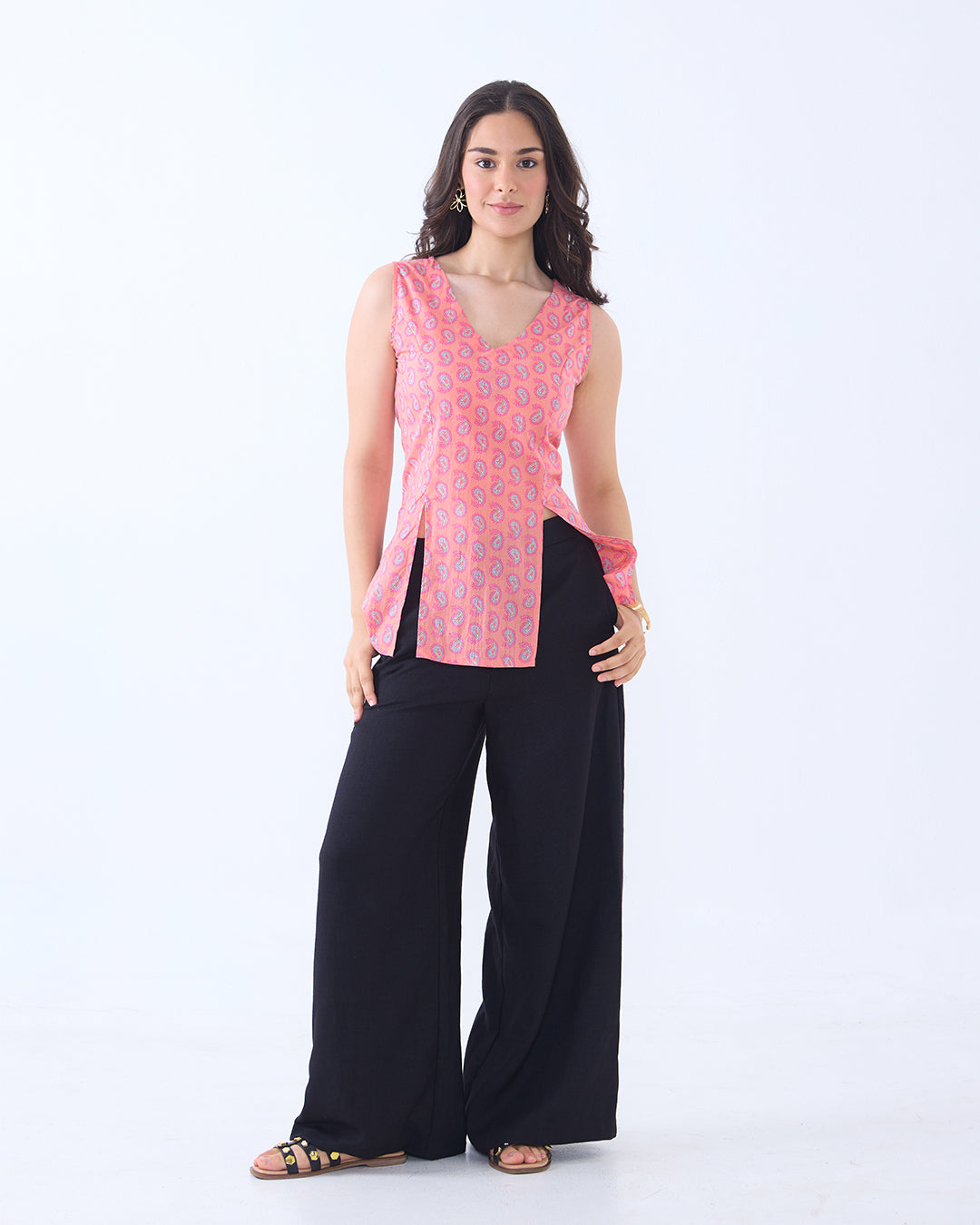 Pink Avni Corset Kurti
