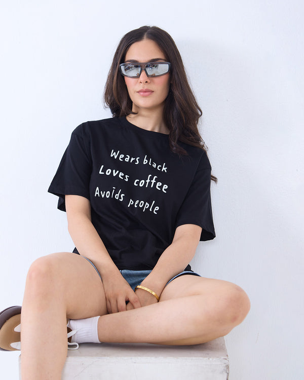 Sip N Skip Oversized T-Shirt