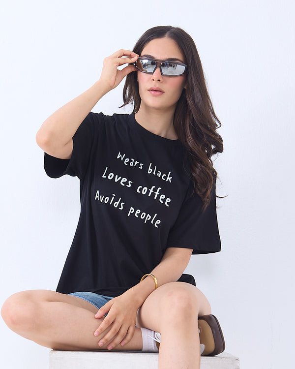 Sip N Skip Oversized T-Shirt