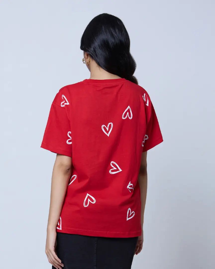 Red Lover Oversized T-Shirt
