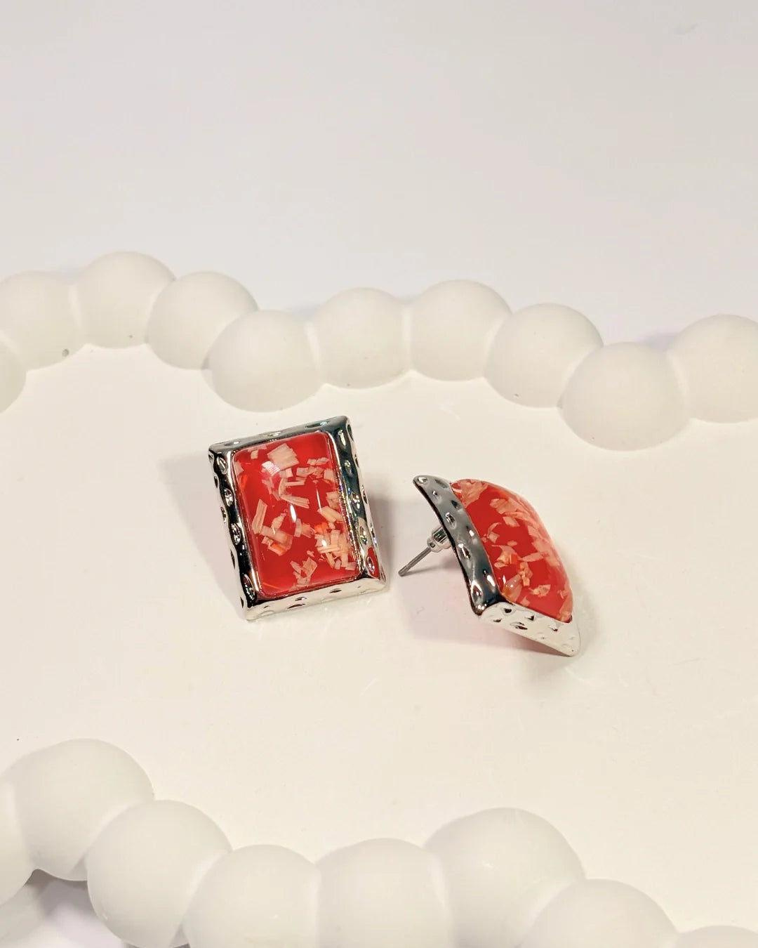 Sunset Box Flakes Studs