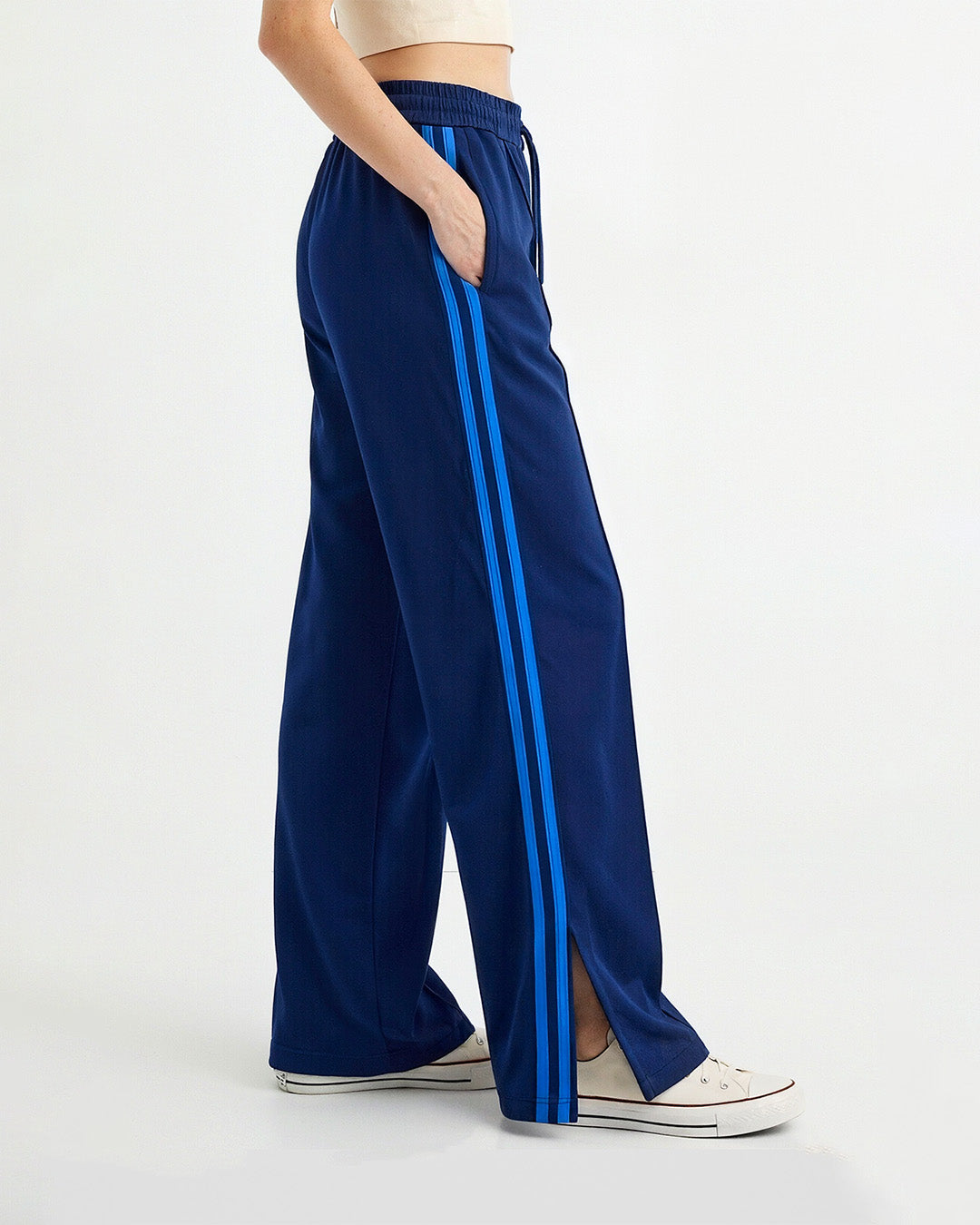 Blue Trim Gossip Pants