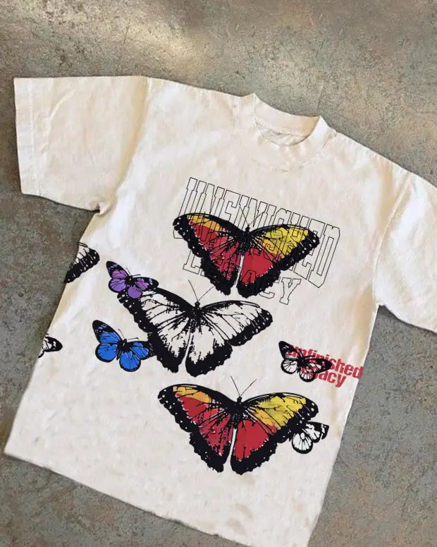 Butterfly Oversized T-Shirt