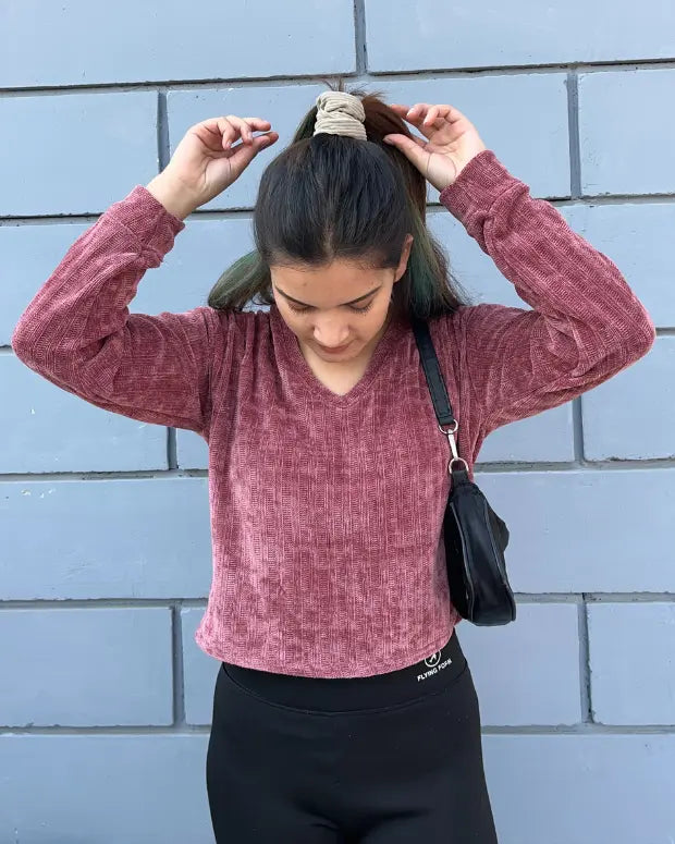 Rachel Crop Oversized Sweater