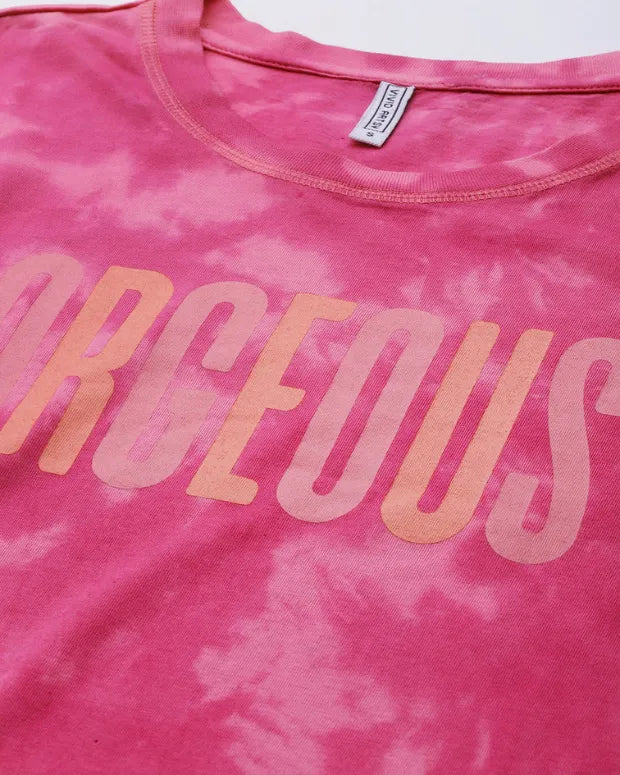 Gorgeous Pink Tie Dye T-Shirt