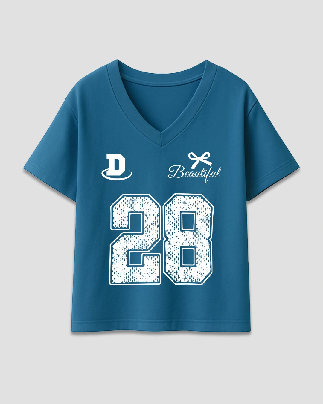 28 V-Neck Oversize T-Shirt