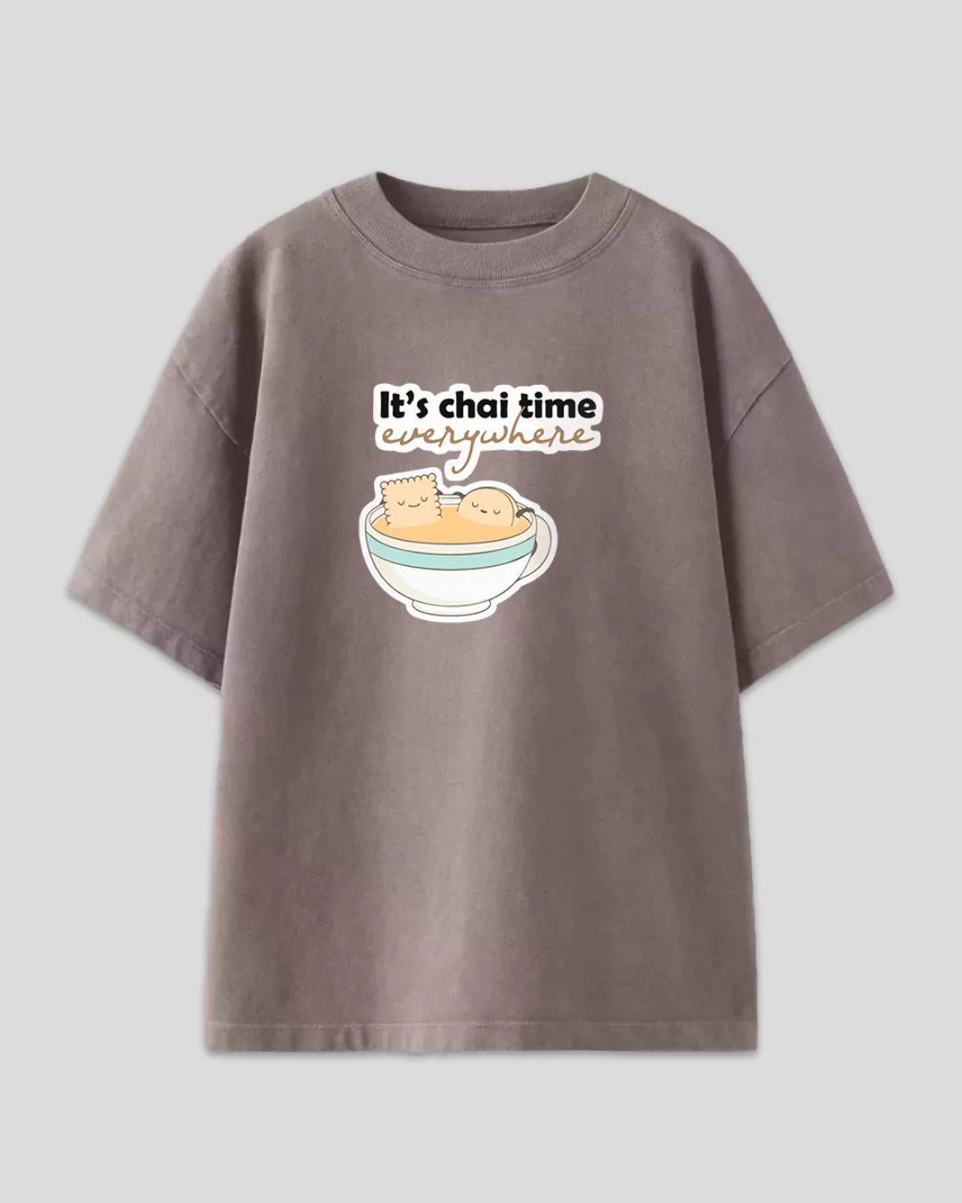 It's Chai Time Oversized T-Shirt