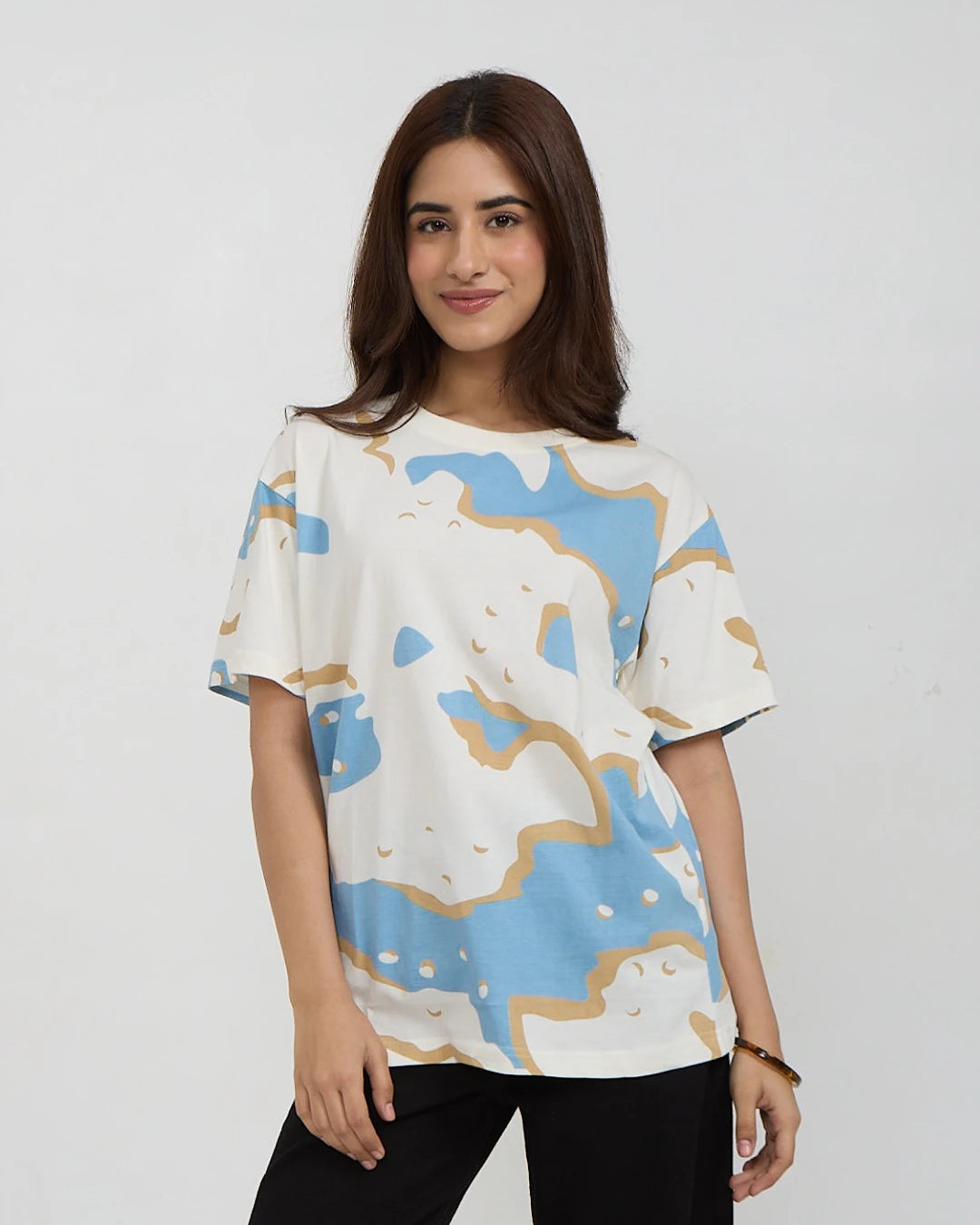 Wavy Oversized T-Shirt