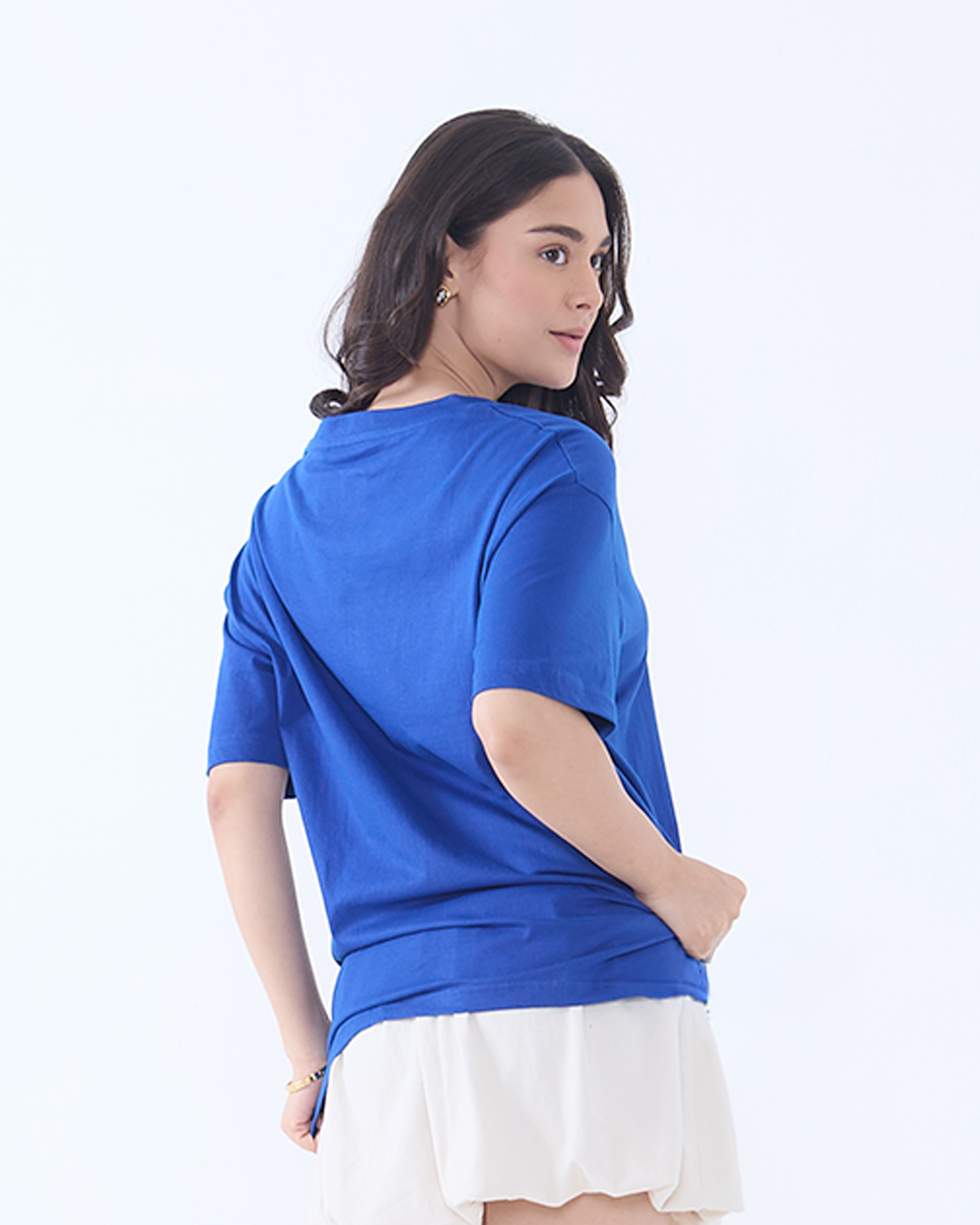 Lil Monster V-Neck Oversize T-Shirt