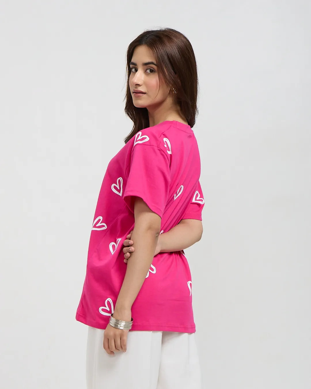 Hot Pink Lover Oversized T-Shirt