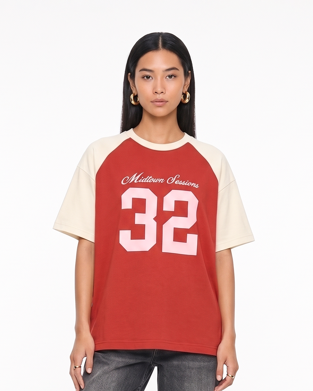 Midtown Sessions Raglan Oversized T-Shirt