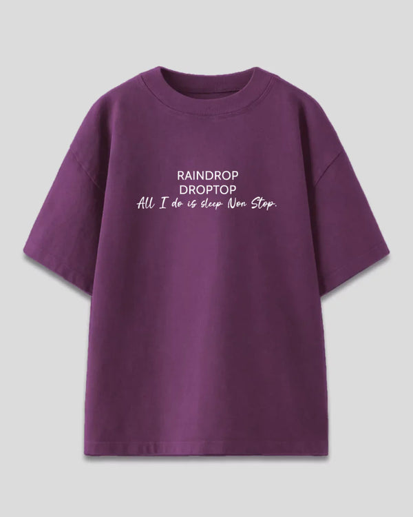 Raindrop Droptop Oversized T-Shirt