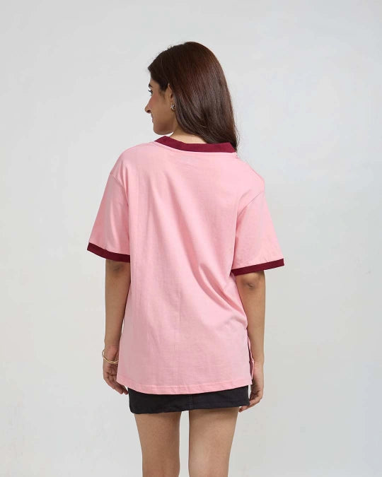 Atlanta Tap-Out V-Neck Oversize T-Shirt