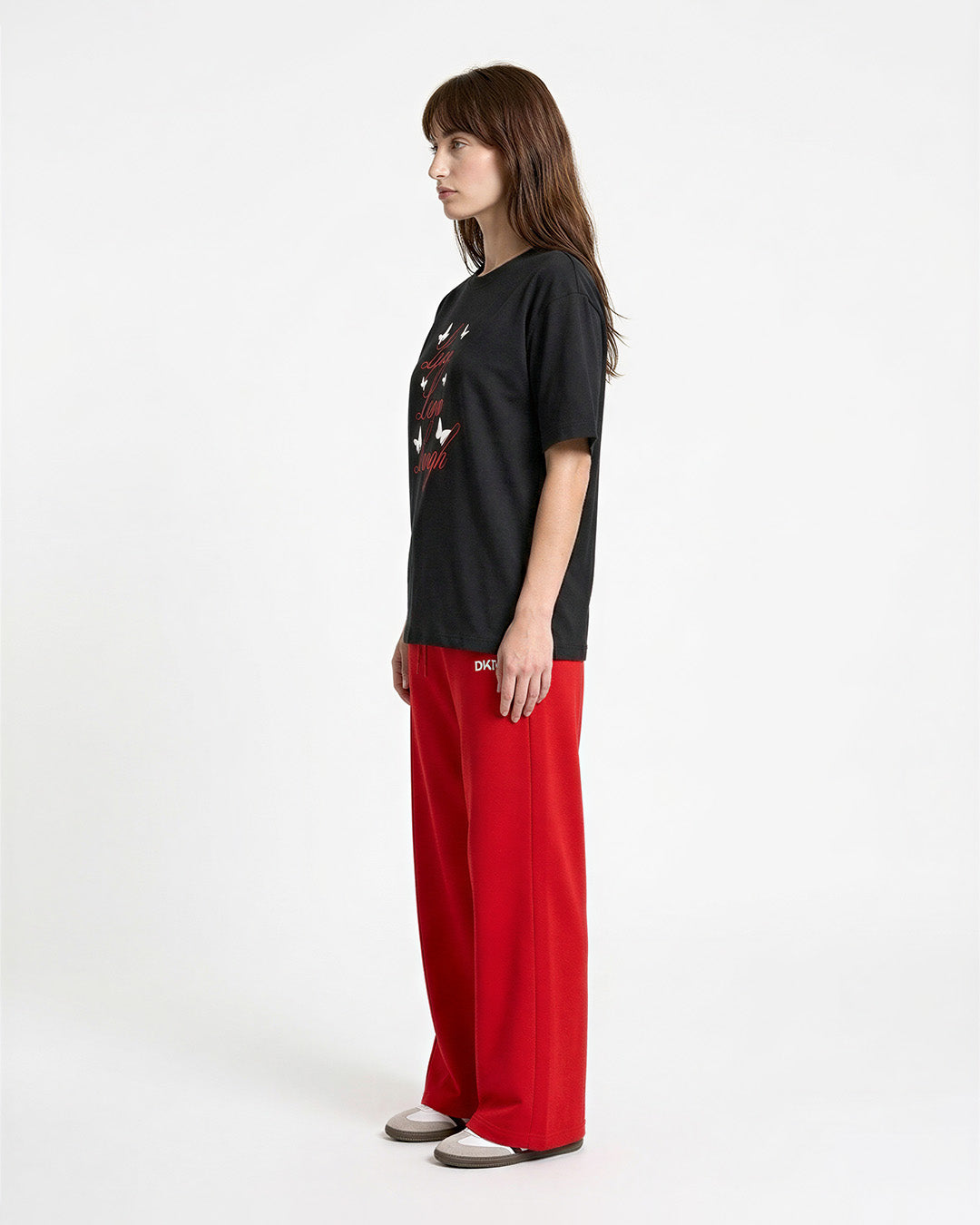 Red Sweatpants Co-ord Set