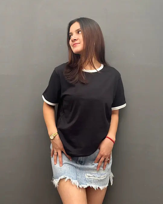 Tap Out T-Shirt - Black & White