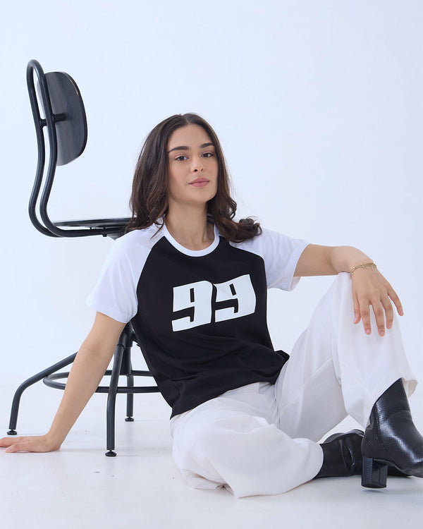 Black 99 Raglan T-Shirt