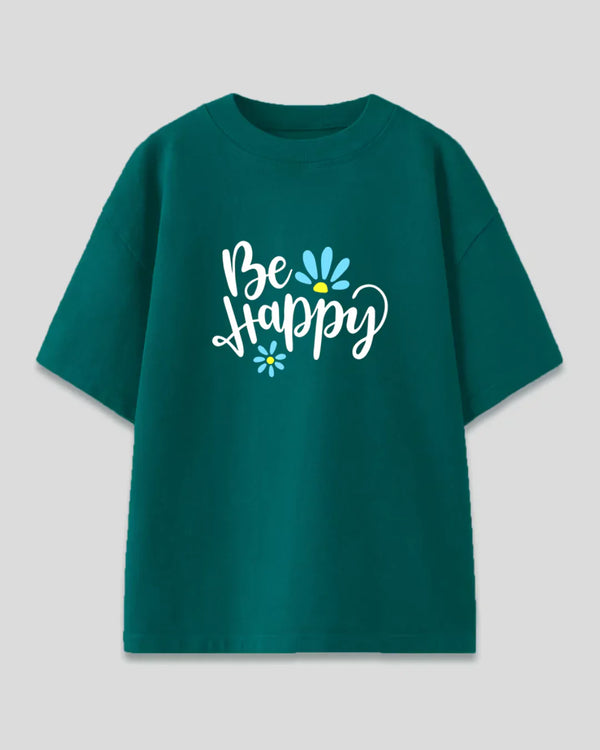Be Happy Oversized T-Shirt