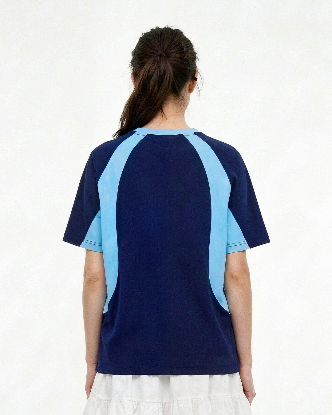 Navy Blue All-Star Plain Oversize T-Shirt