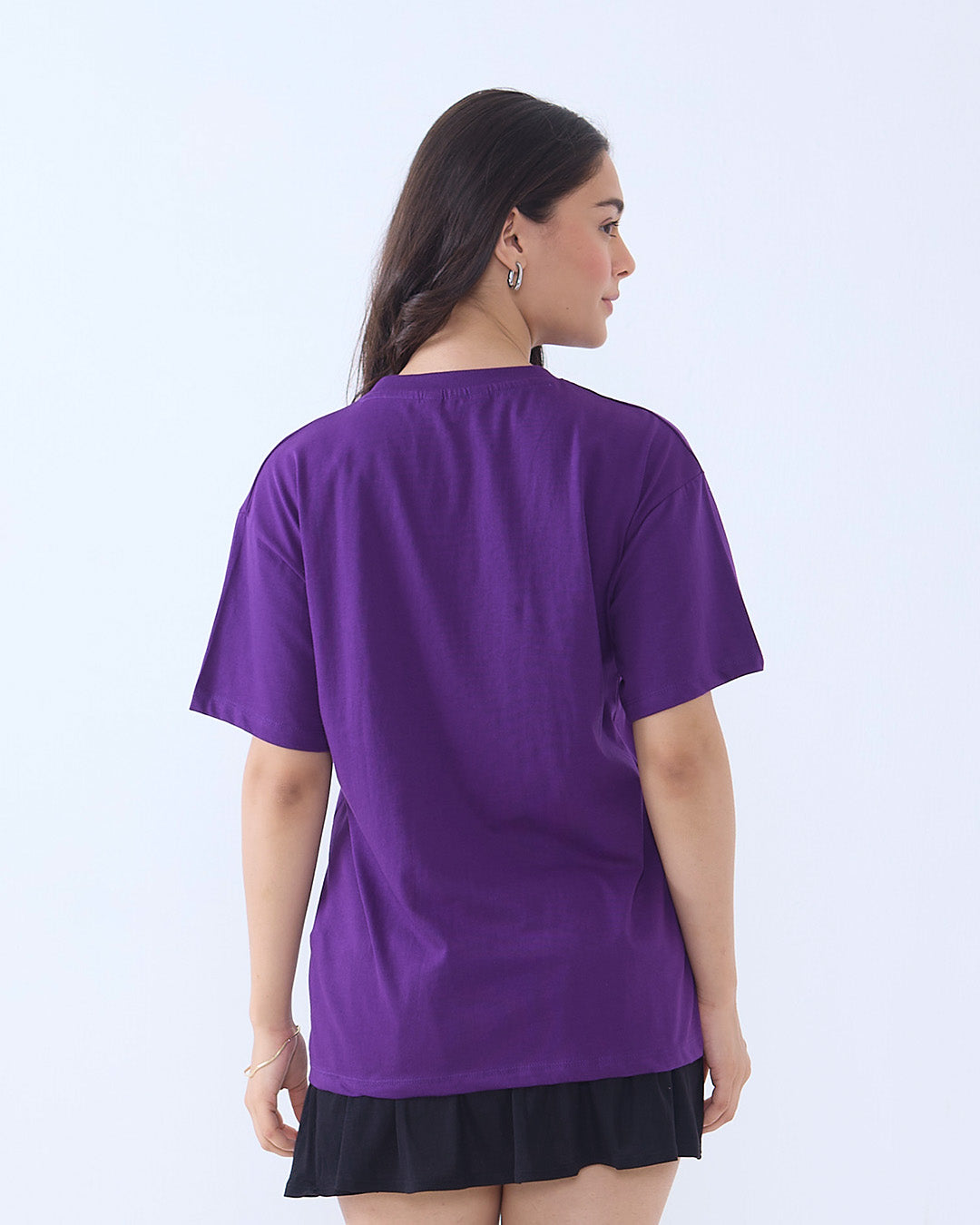 Purple Ew People Oversized T-Shirt