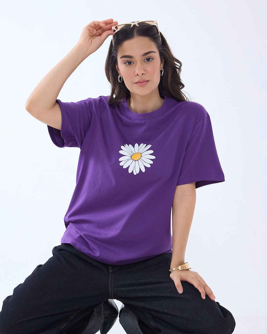 Get Daisy Oversized T-Shirt | Dky