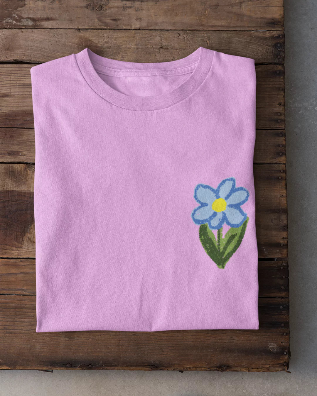 Crayon Flower T-Shirt