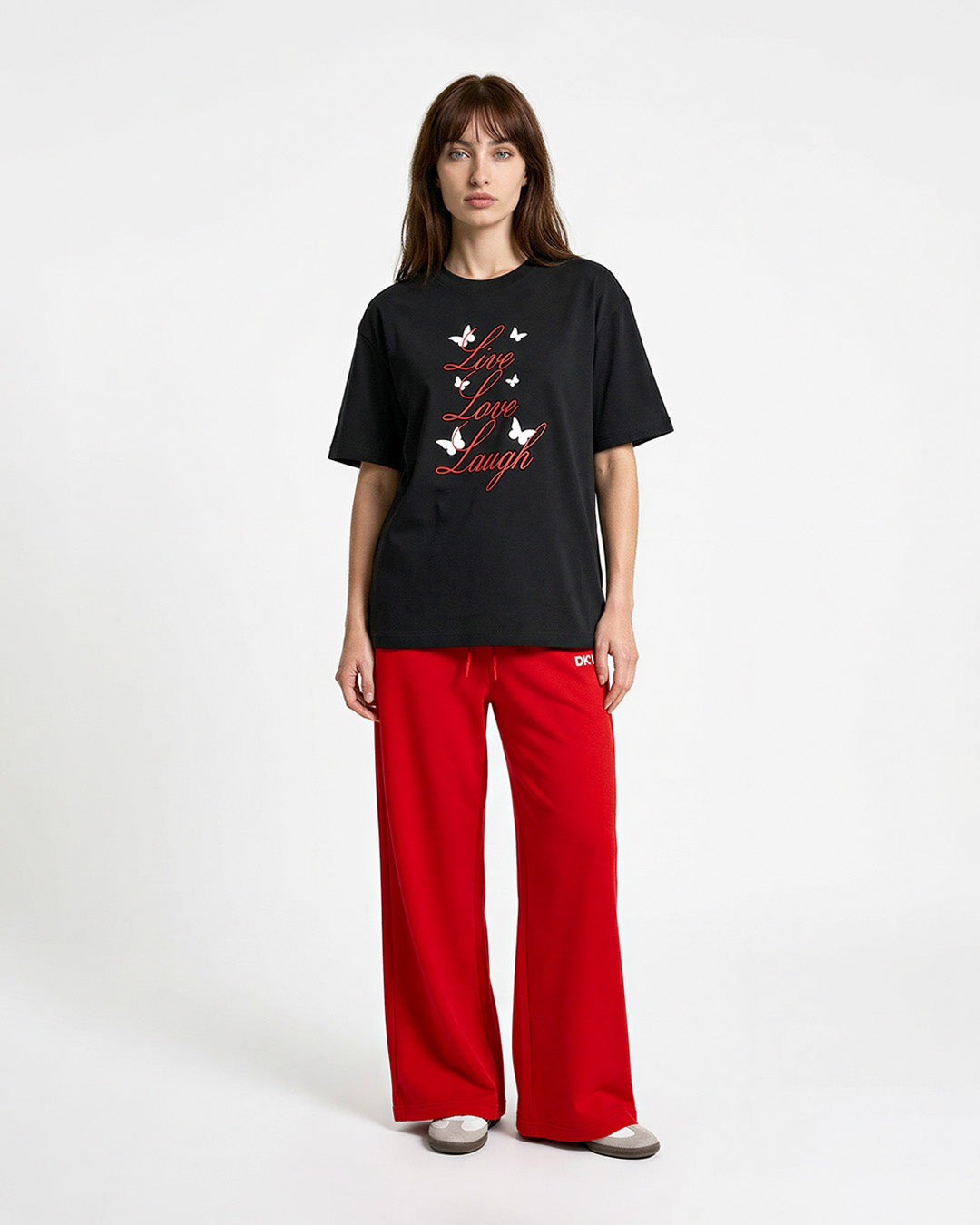 Red Sweatpants Co-ord Set