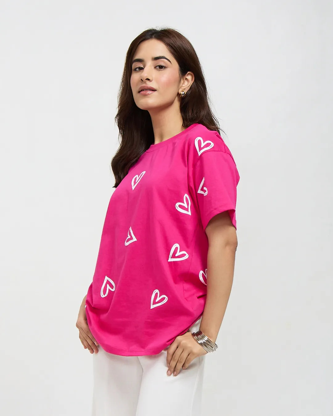 Hot Pink Lover Oversized T-Shirt