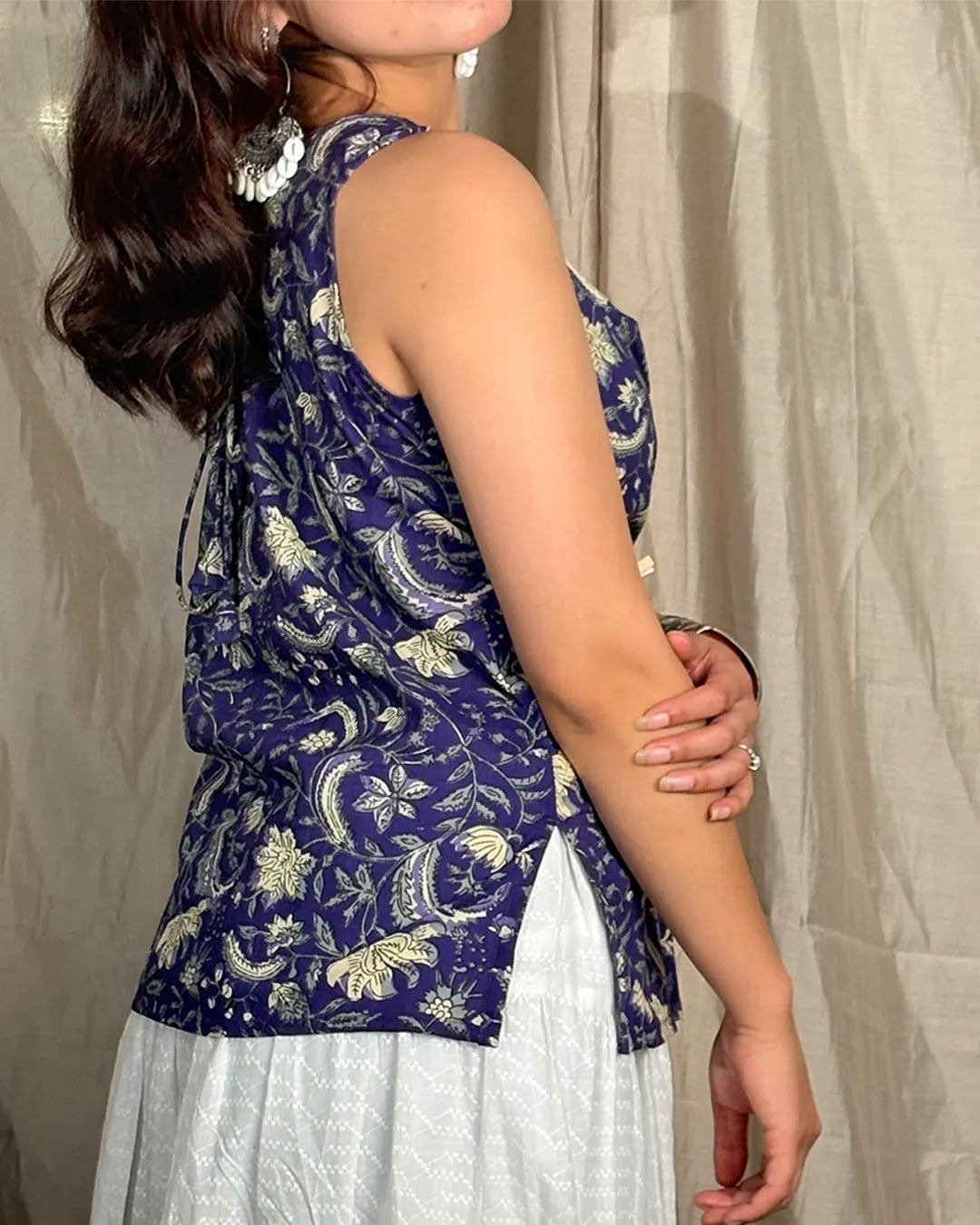 Purple Kiara Short Kurti