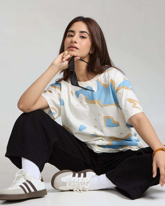 Wavy Oversized T-Shirt