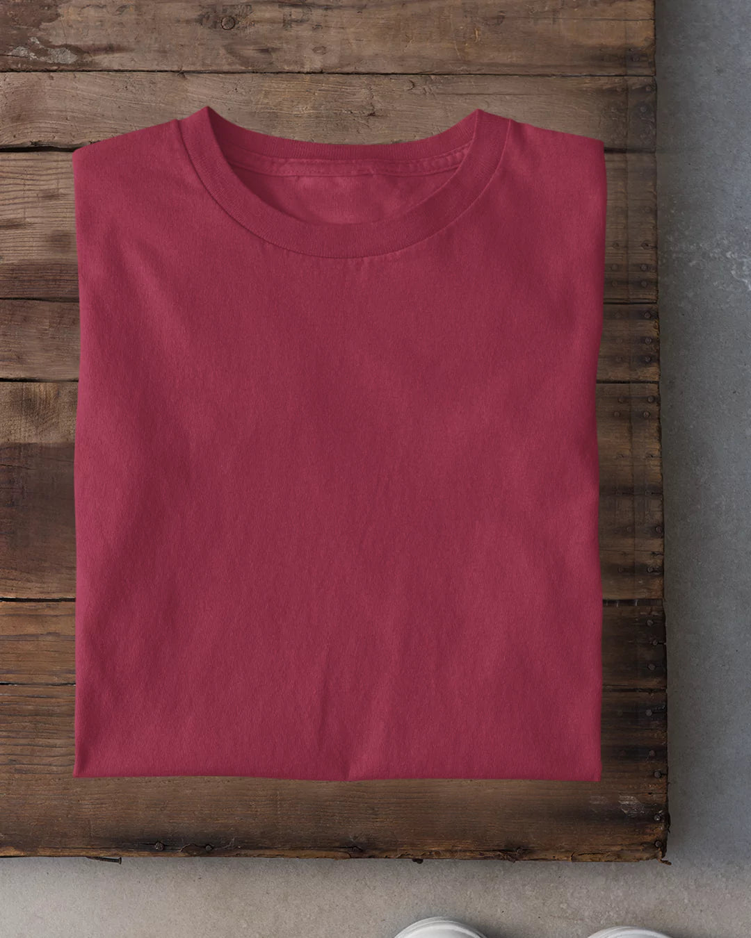 Maroon Plain T-Shirt