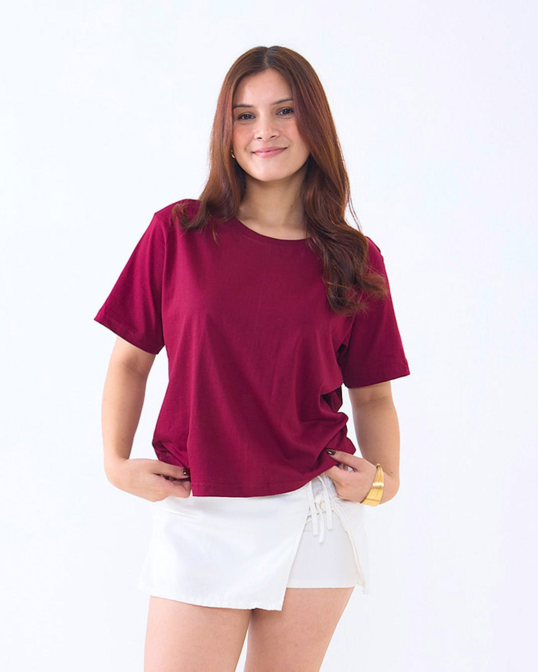Ruby Plain Boxy T-Shirt