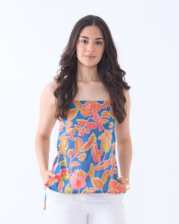 Blue Alia High Low Kurti