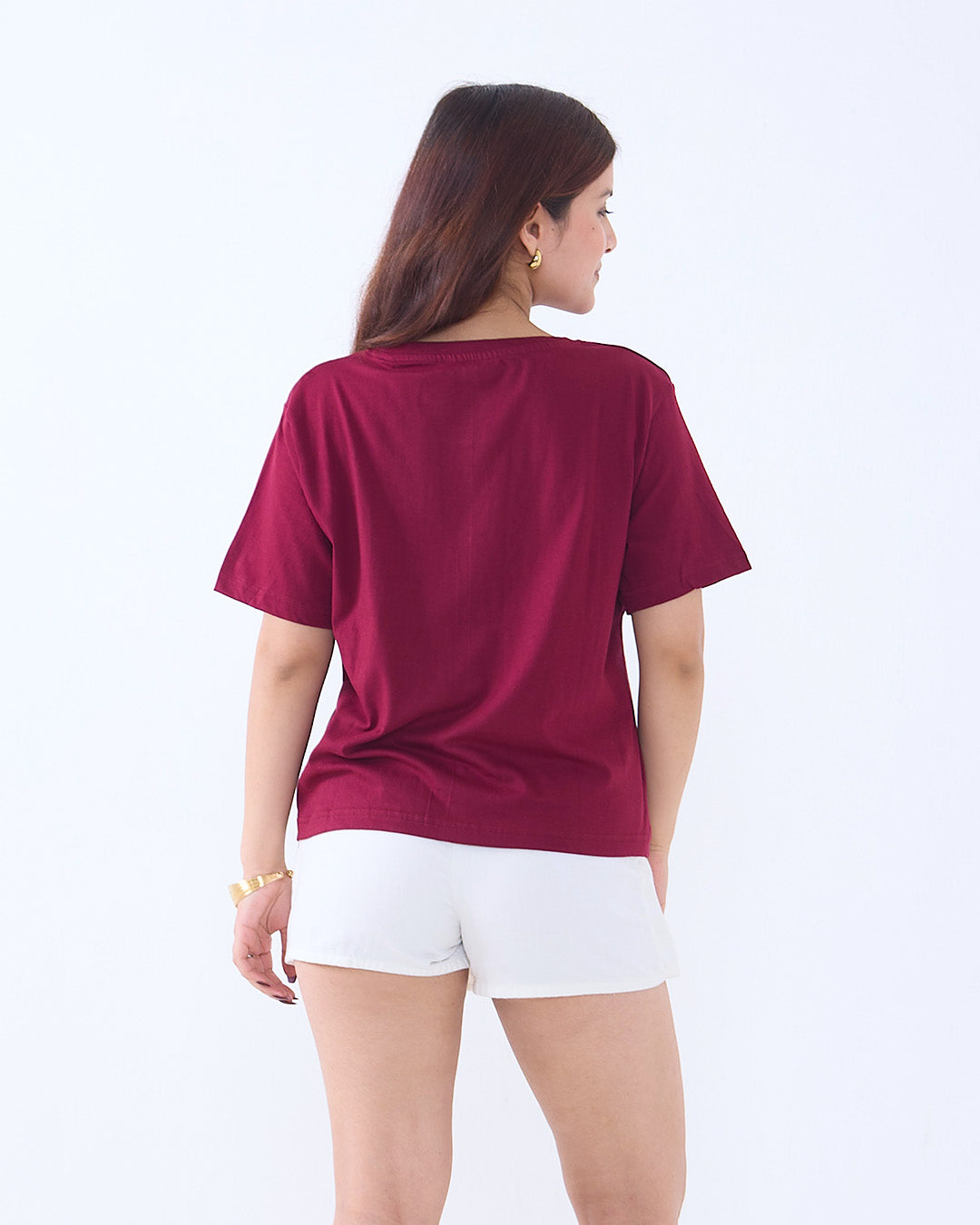 Ruby Plain Boxy T-Shirt