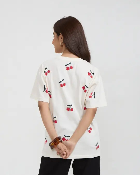 Cherry Bomb Oversized T-Shirt