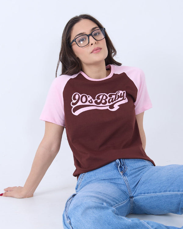 90's Baby Raglan T-Shirt