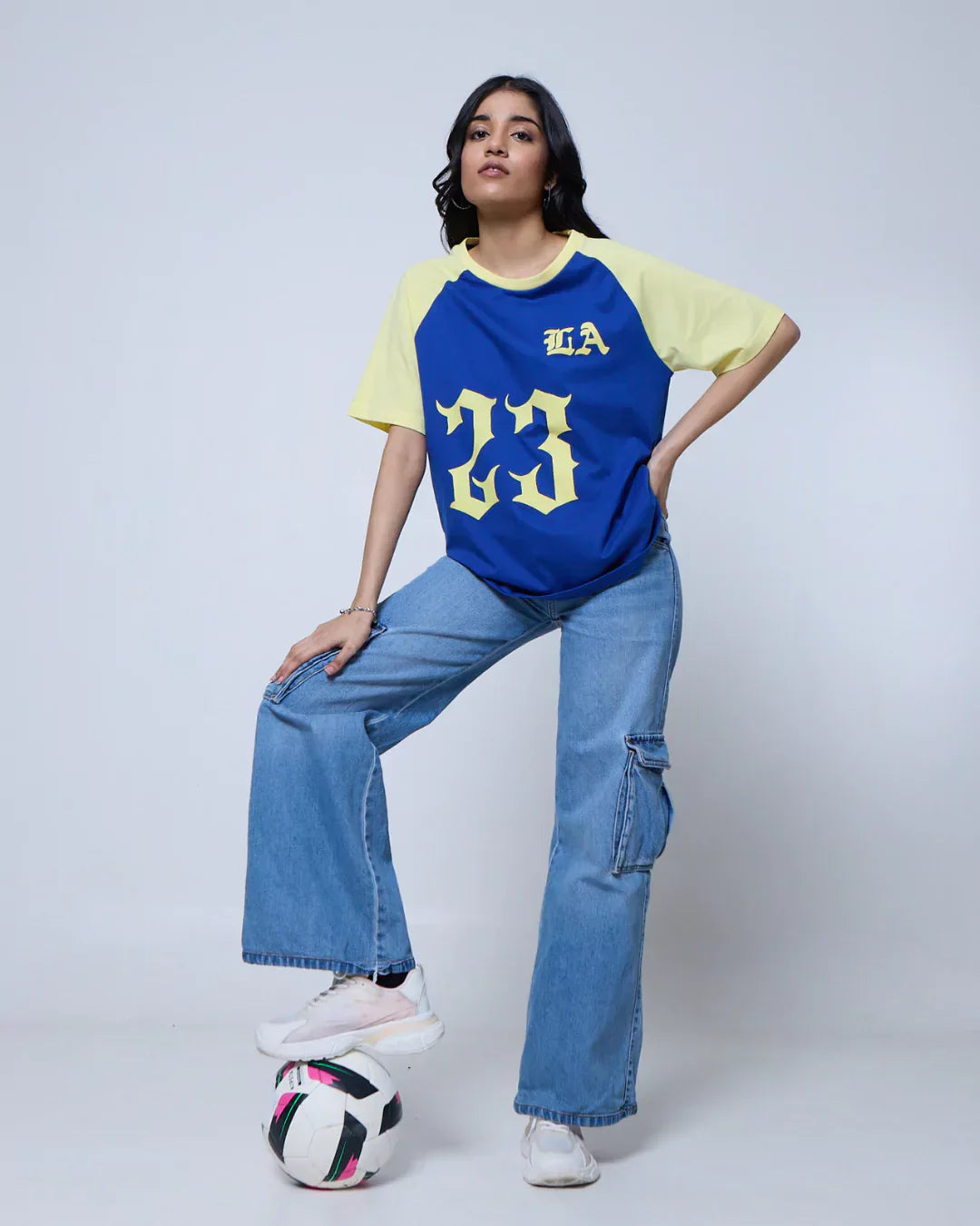 23 LA Raglan Oversized T-Shirt