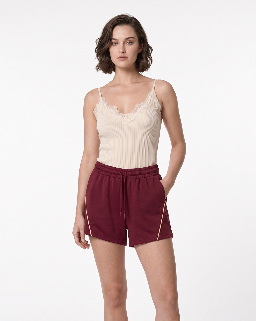 Maroon Club Shorts