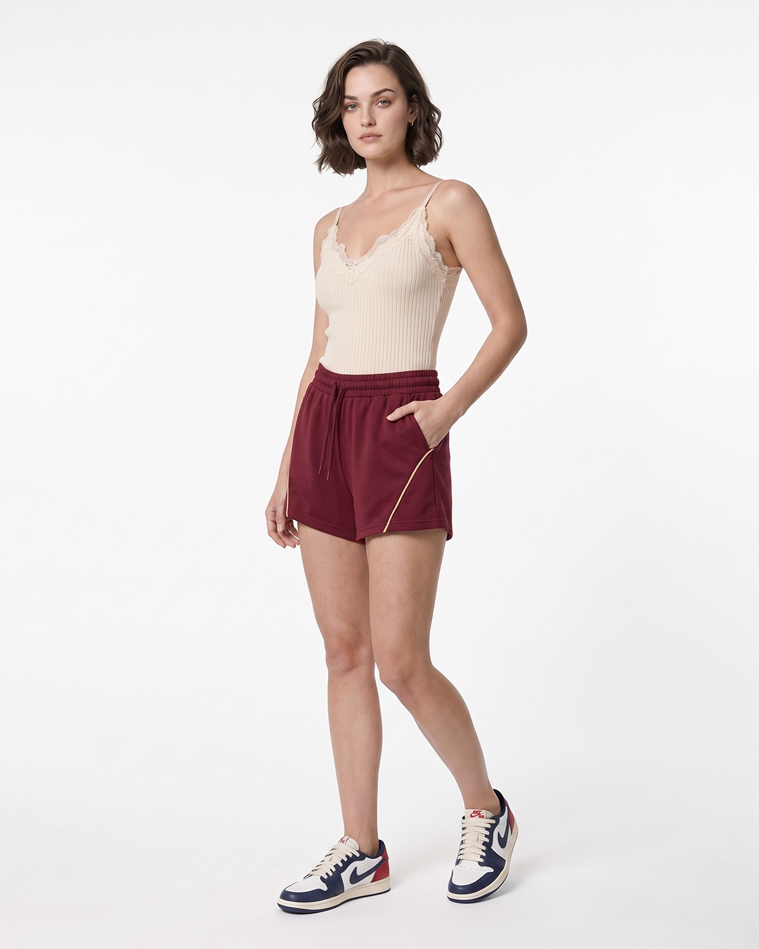 Maroon Club Shorts