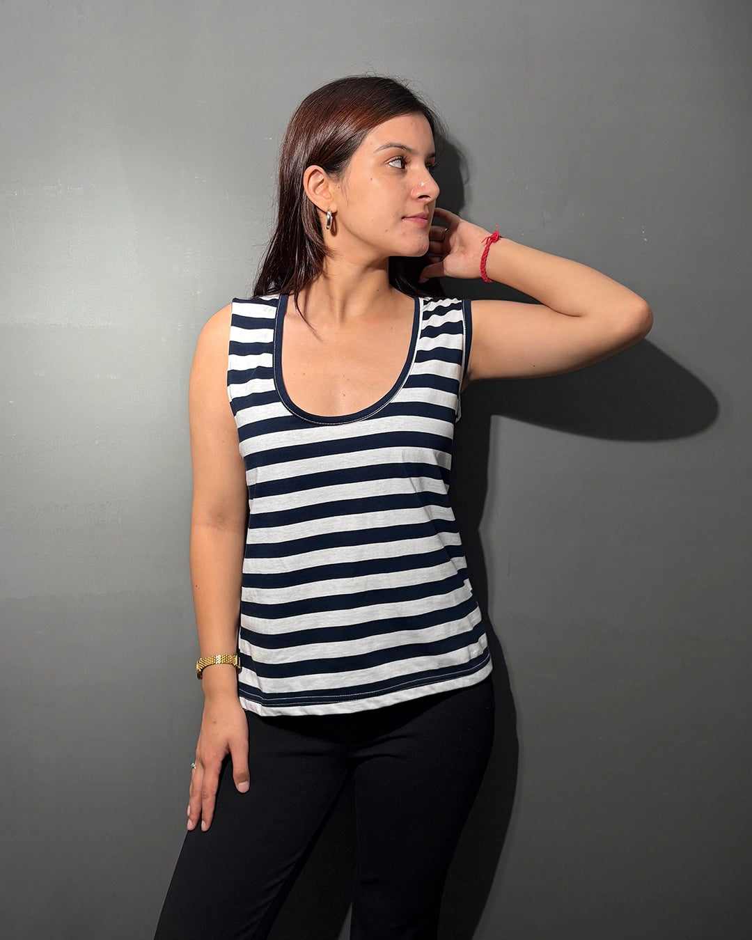 NB Sleeveless Scoop Neck T-Shirt