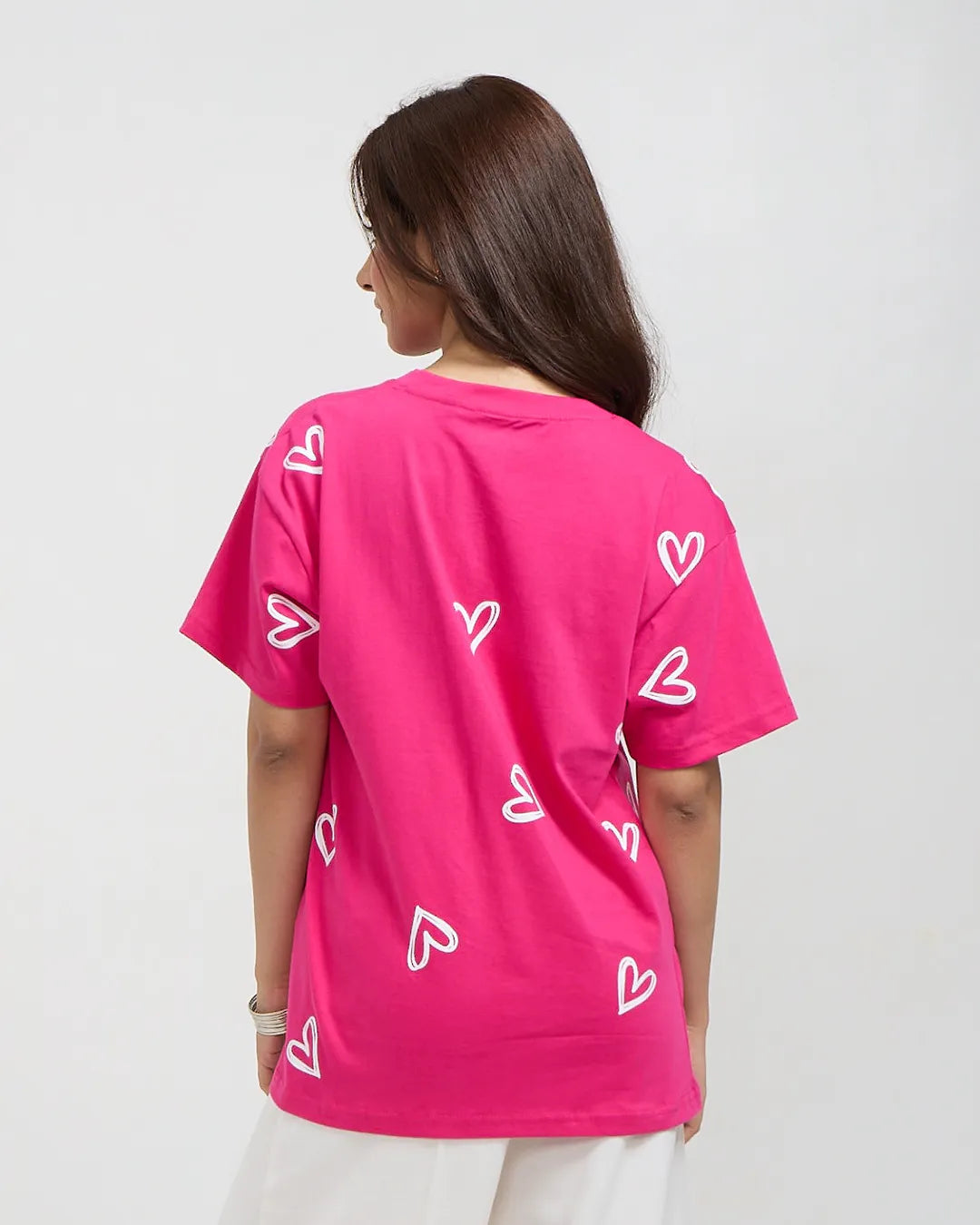 Hot Pink Lover Oversized T-Shirt
