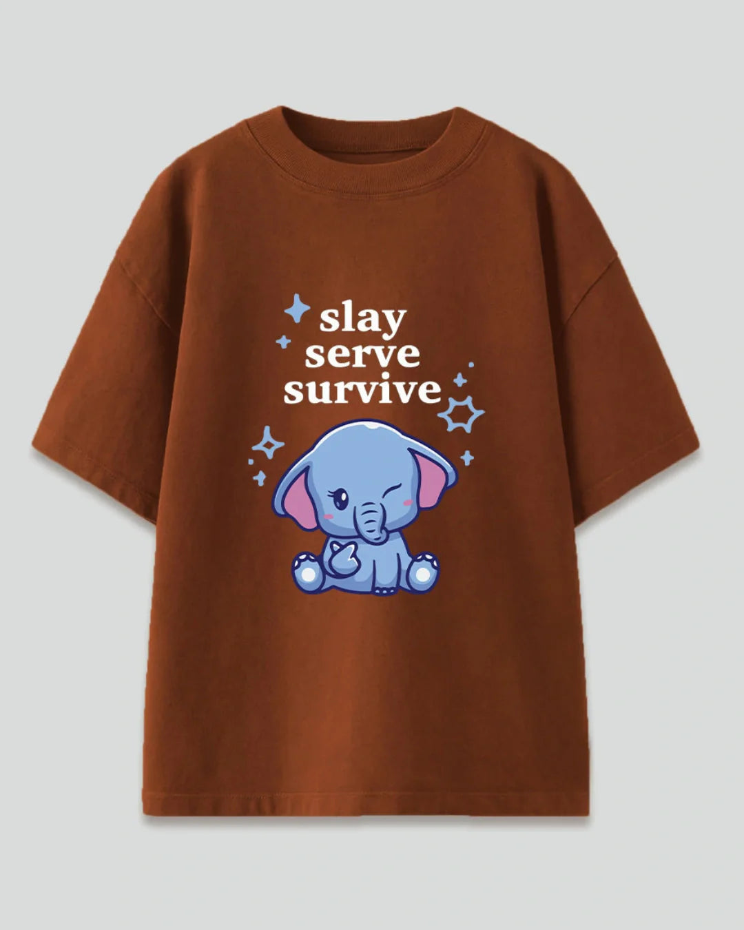 Arlo Slay Serve Survive Oversized T-Shirt