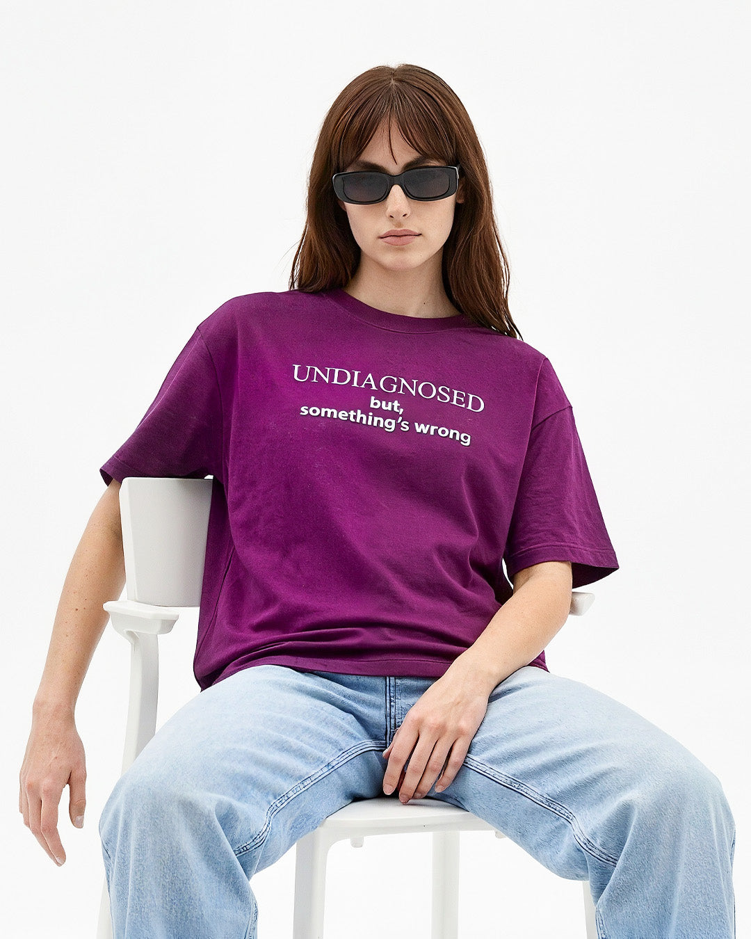 Mulberry Undiagnosed Oversized T-Shirt