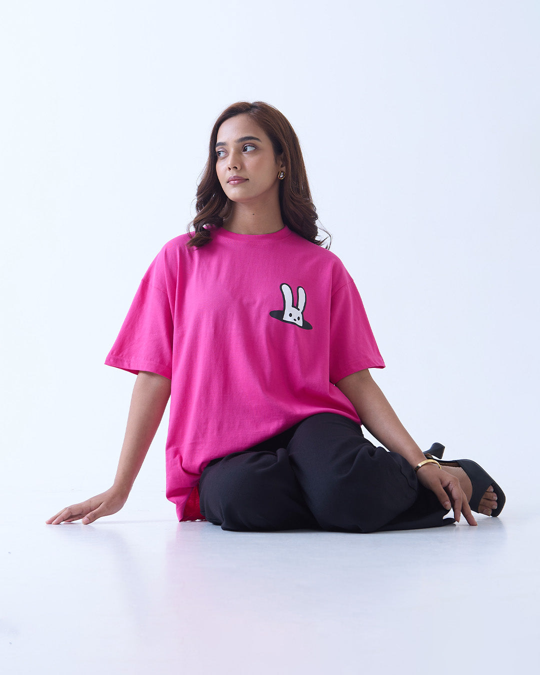 Pocket Bunny Oversized T-Shirt