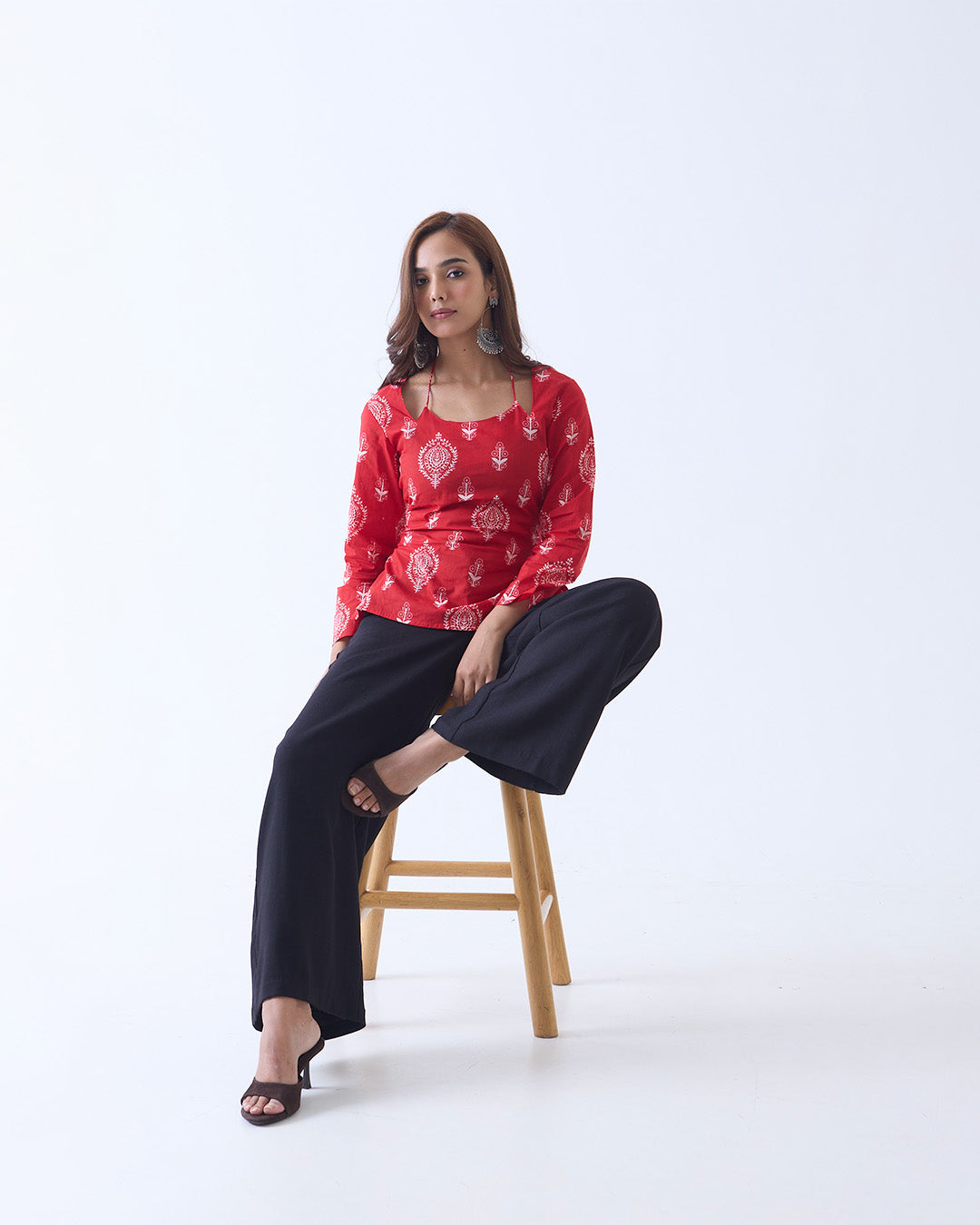 Mahira Halter Neck Kurti