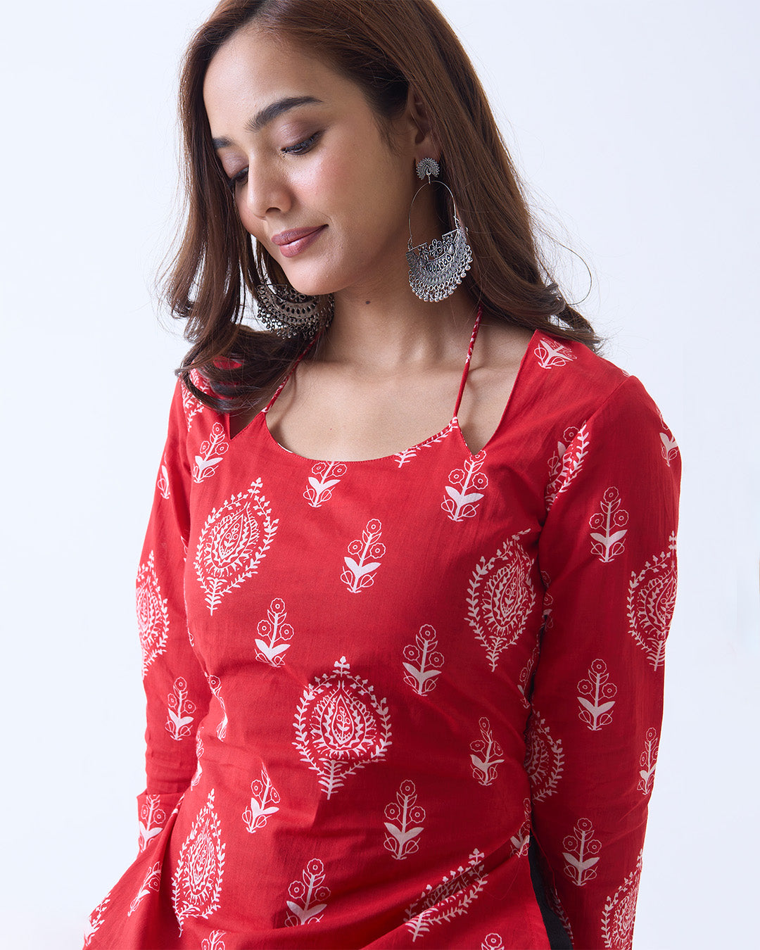Mahira Halter Neck Kurti