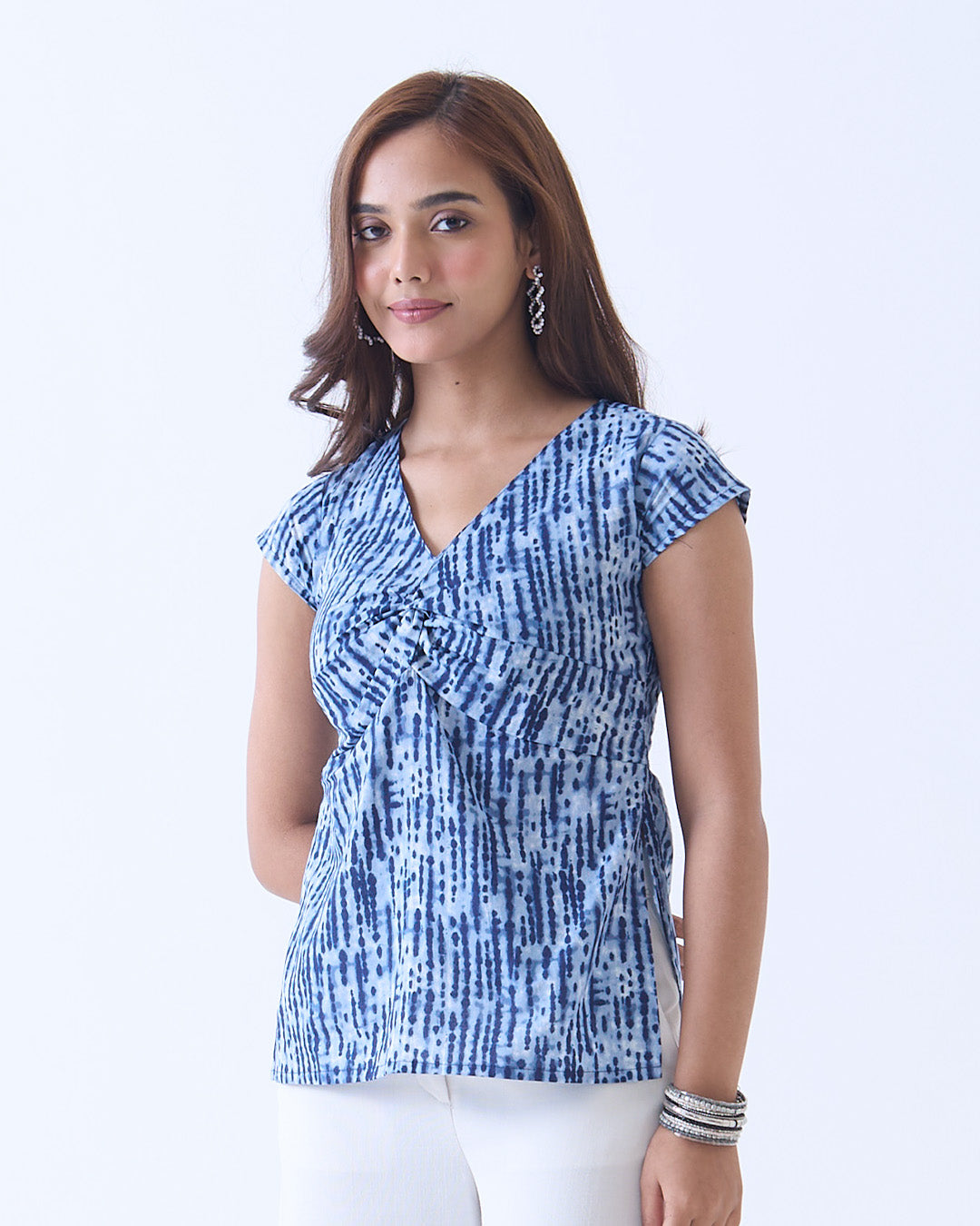 Blue Amaira Twist Kurti