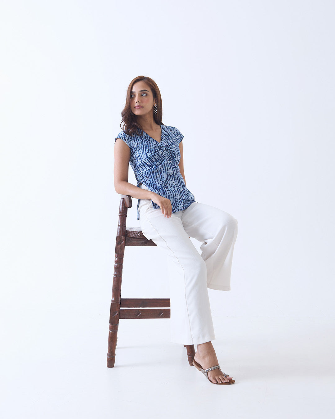Blue Amaira Twist Kurti