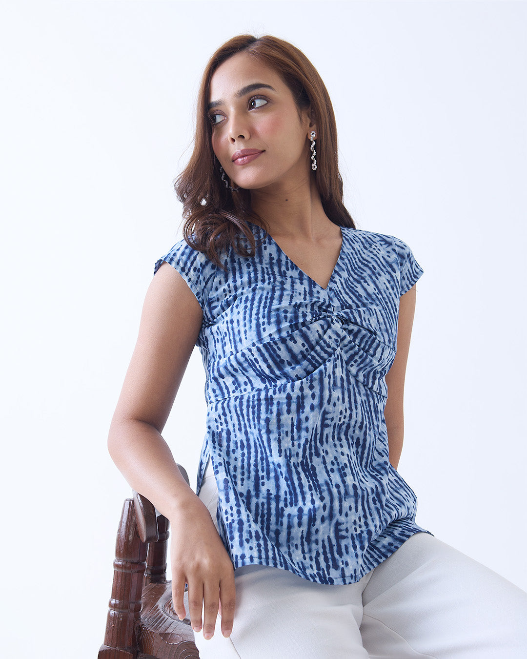 Blue Amaira Twist Kurti