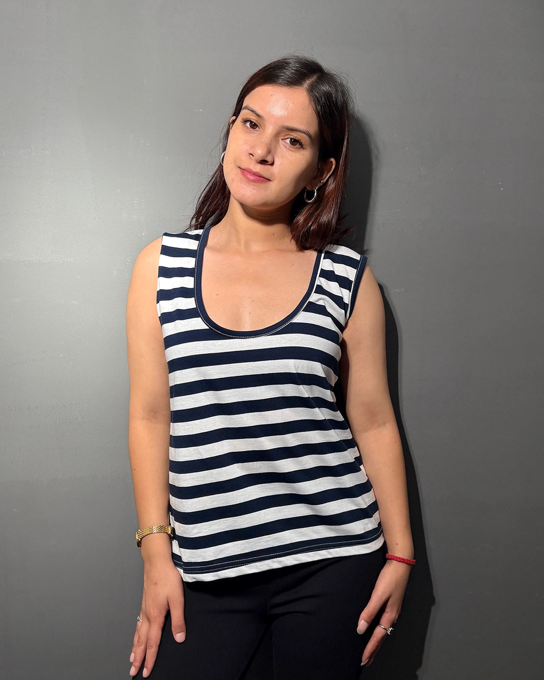NB Sleeveless Scoop Neck T-Shirt